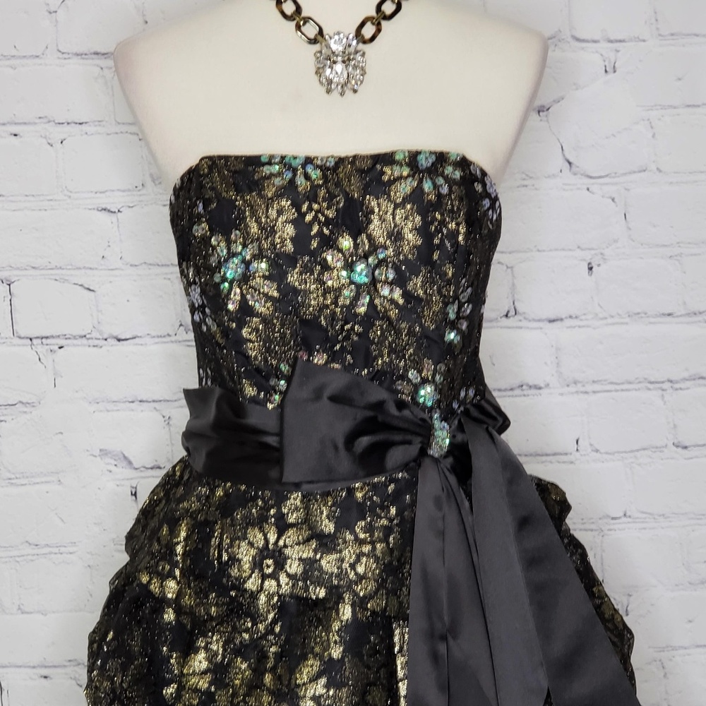 NWT NOX ANABEL Lace Strapless Cocktail Dress - Picture 4 of 8